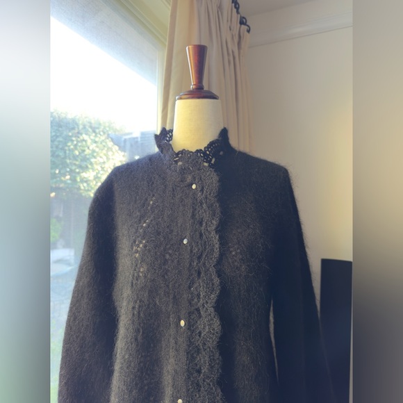 Sezane Angie Cardigan XL Black Brand New - Picture 6 of 15